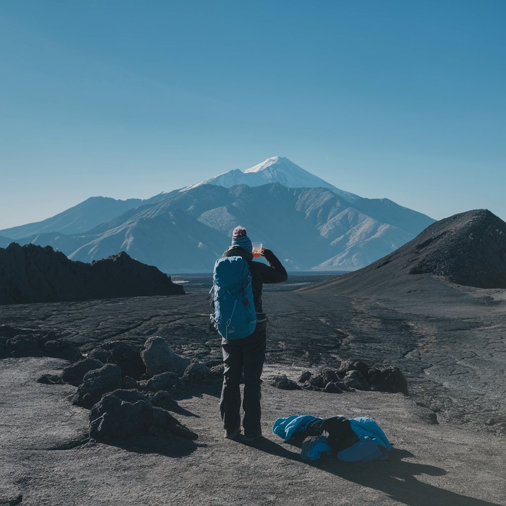 trekking and coffee